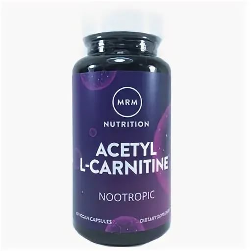 MRM Acetyl L-Carnitine Л-карнитин 500 мг 60 капс.
