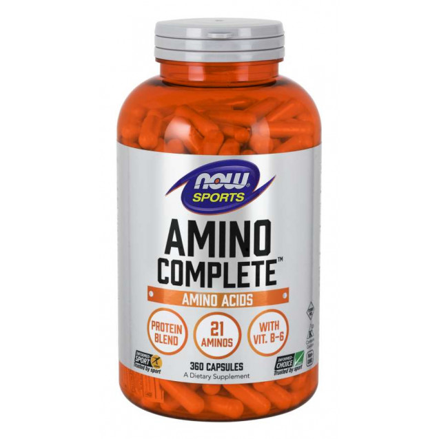 NOW Amino Complete Аминокислоты 360 капс.
