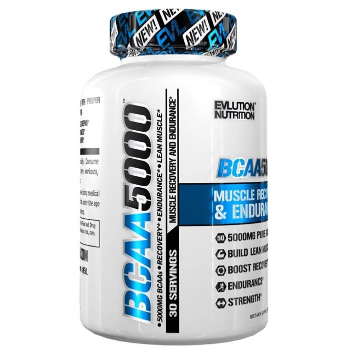 EVLution Nutrition BCAA 5000 БЦАА 240 капс.