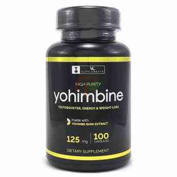 VL Supplements Yohimbine Йохимбин 125 мг 100 капс.