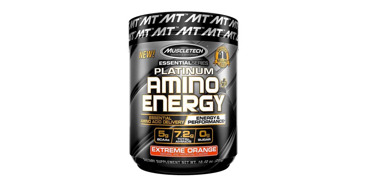 MuscleTech Platinum Amino Plus Energy Аминокислоты 295 гр.
