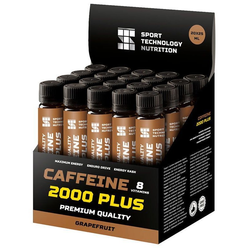 Sport Technology Nutrition Caffeine 2000 plus Кофеин 25 мл. 1 амп.