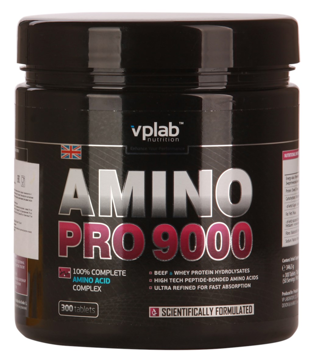 VPLab Amino pro 9000 Аминокислоты 300 табл.