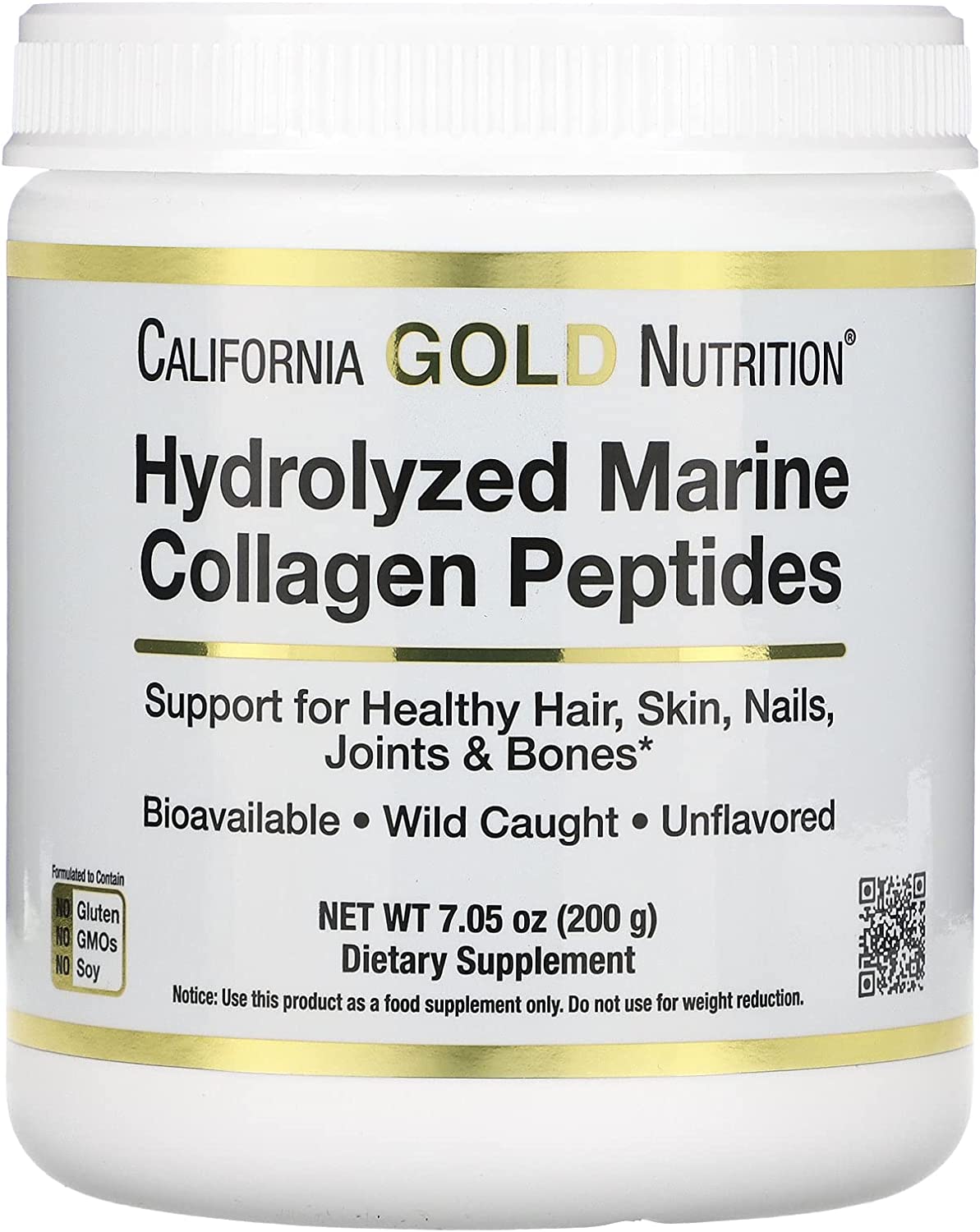 CGN Hydrolyzed Marine Collagen Peptides Коллаген 200 гр.