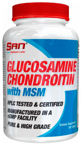 SAN Glucosamine Chondroitin MSM Глюкозамин 90 табл.