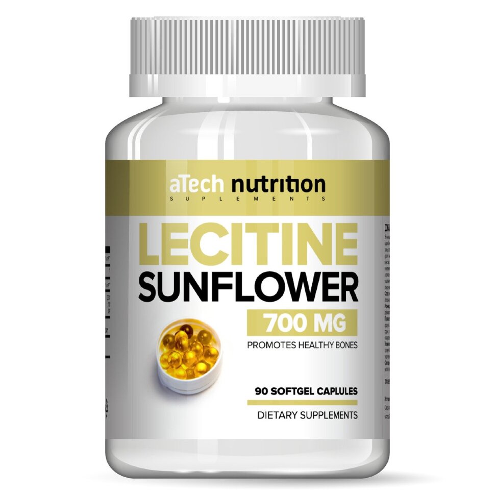 ATech Nutrition Lecithin Sunflower Лецитин 60 капс.