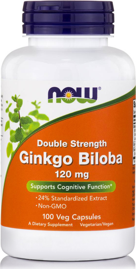 NOW Ginkgo Biloba Гинкго Билоба 120 мг 100 капс.