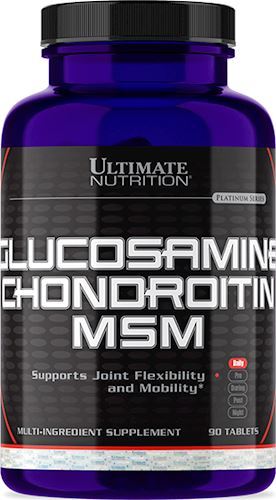 Ultimate Nutrition Glucosamine Chondroitin MSM Глюкозамин 90 табл.