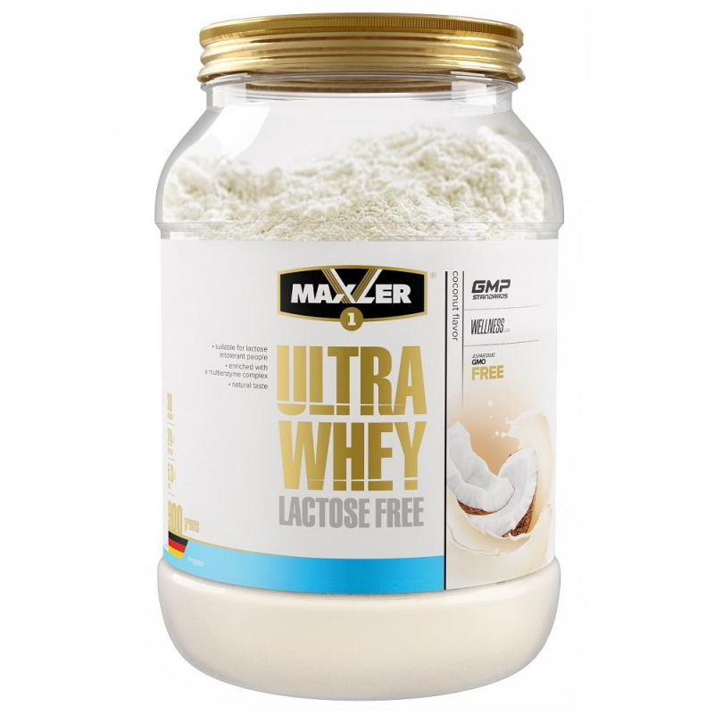 Maxler Ultra Whey Lactose Free Протеин 900 гр.