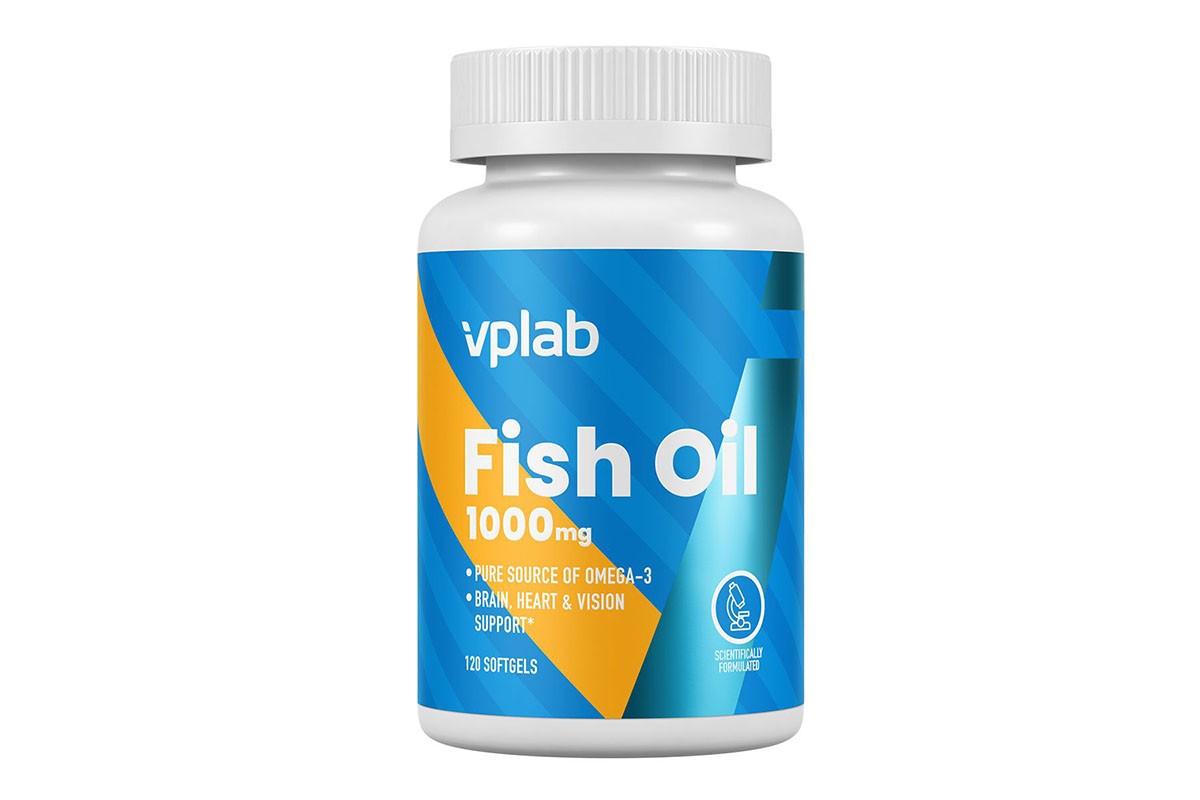 VPLab Fish Oil Рыбий жир 1000 мг. 120 капс.
