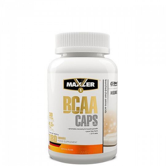 Maxler BCAA CAPS БЦАА 180 капс.