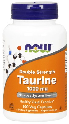 NOW Taurine Таурин 1000 мг 100 капс.
