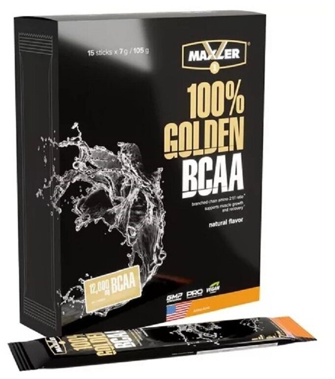Maxler 100% Golden БЦАА 7 гр.