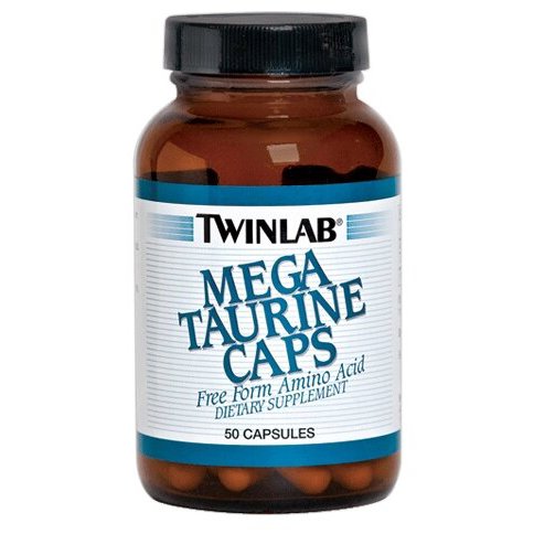 Twinlab Mega Taurine Caps Таурин 1000 мг 50 капс.