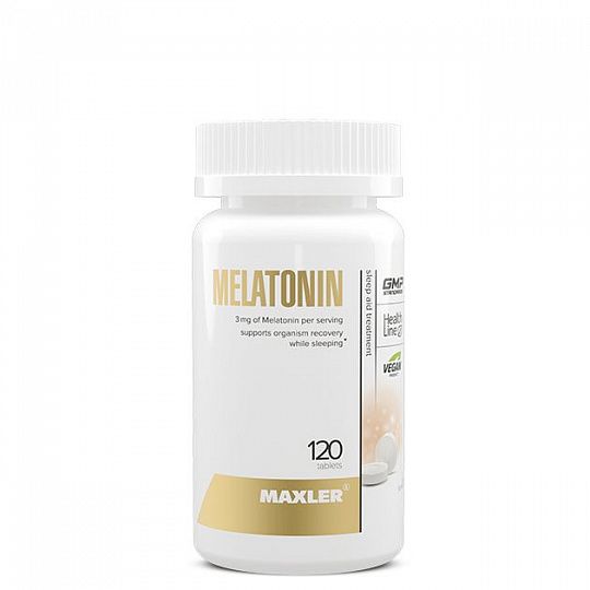 Maxler Melatonin Мелатонин 3 мг 120 табл.