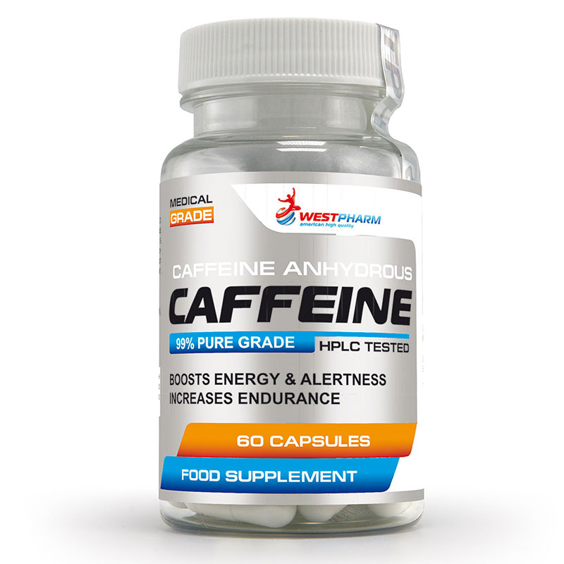 WestPharm Caffeine Кофеин 100 мг 60 капс.
