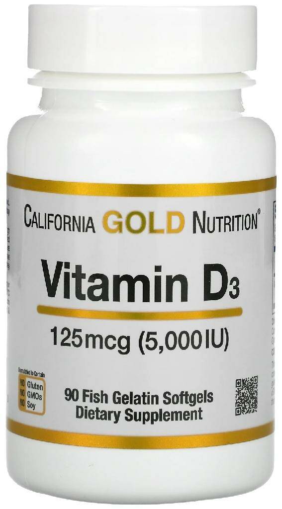 CGN Vitamin D3 5000 Витамин Д-3 90 капс.