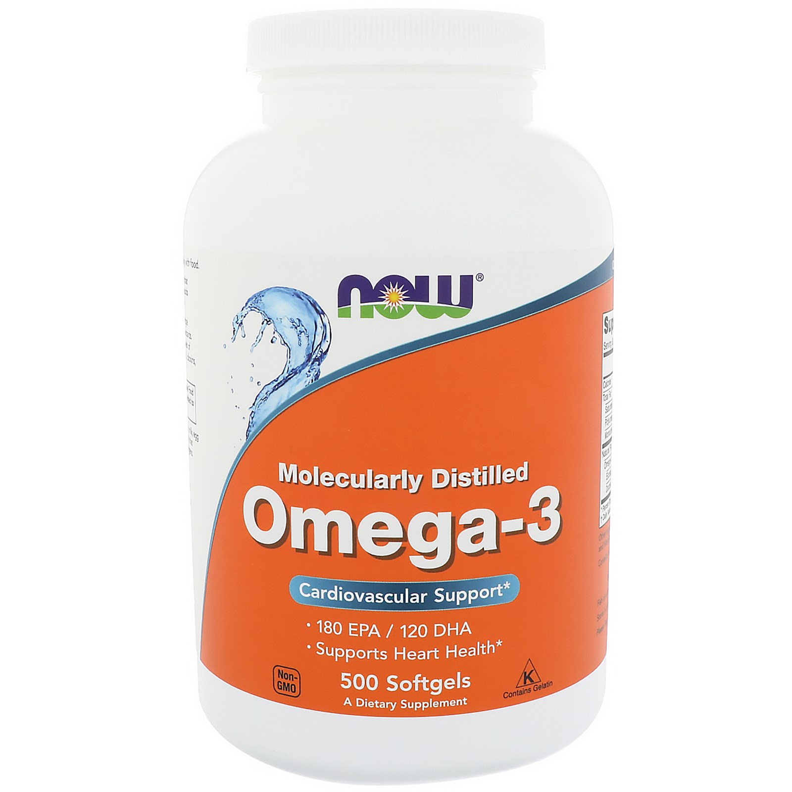 NOW Omega-3 Омега 3 1000 мг 500 капс.