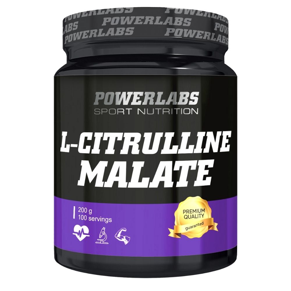 PowerLabs L-Citrulline Malate Цитруллин 200 гр.