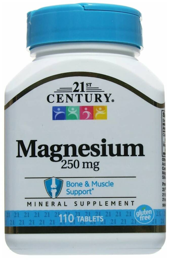 21st Century Magnesium Магний 250 мг 110 табл.