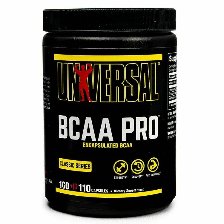 Universal Nutrition BCAA Pro БЦАА 100 капс.