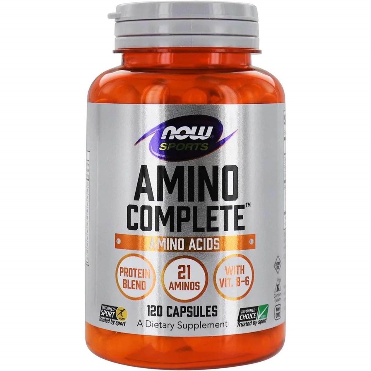 NOW Amino Complete Аминокислоты 120 капс.