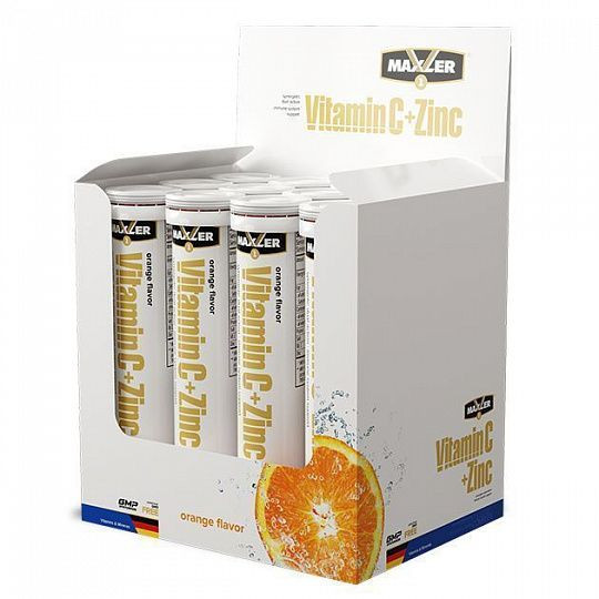 Maxler Vitamin C+Zinc Витамин С + Цинк 20 шип. табл.