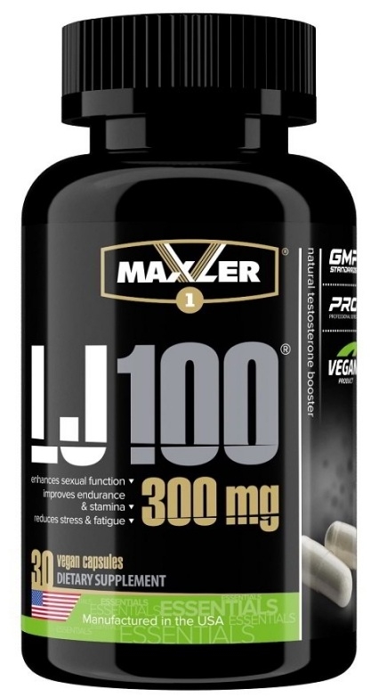 Maxler LJ 100 Тонгкат Али 300 мг. 30 капс.