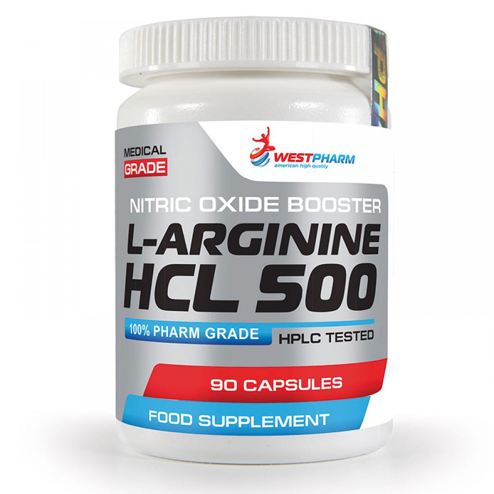 WestPharm L-Arginine HCL Аргинин 90 капс.