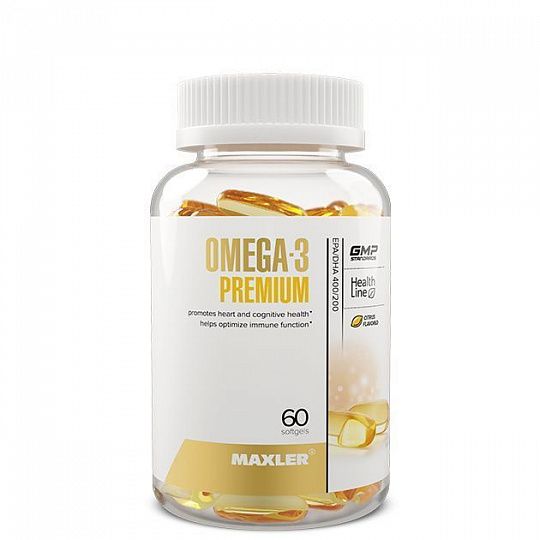 Maxler Omega-3 Premium Омега 3 60 капс.