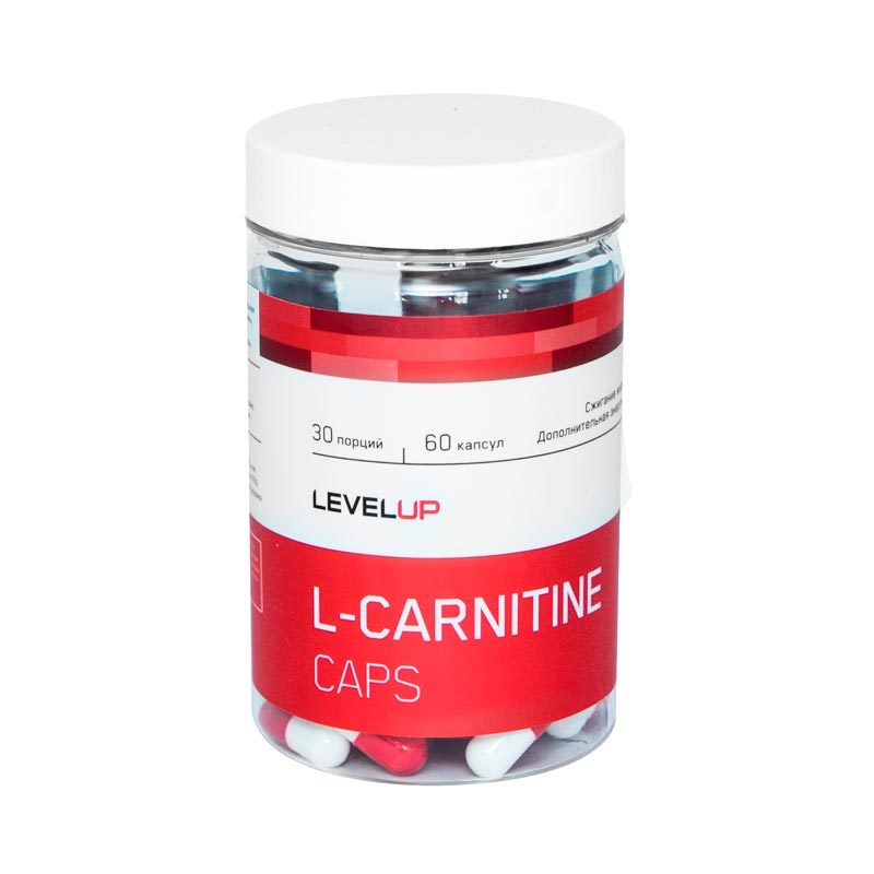 LevelUp L-Carnitine Л-карнитин 750 мг 60 капс.