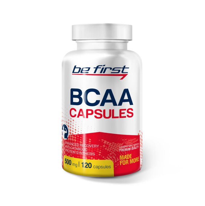 Be First BCAA Capsules БЦАА 120 капс. 500 мг.