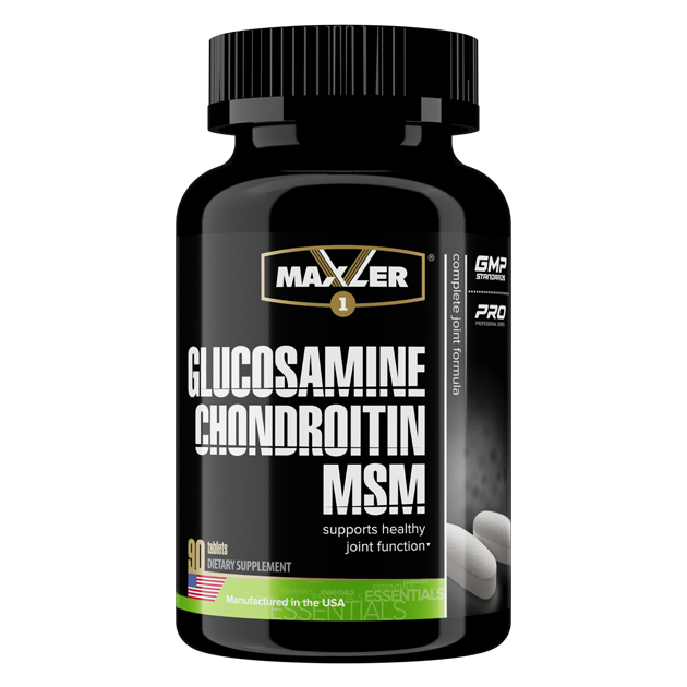 Maxler Glucosamine Chondroitin MSM Глюкозамин 90 табл.