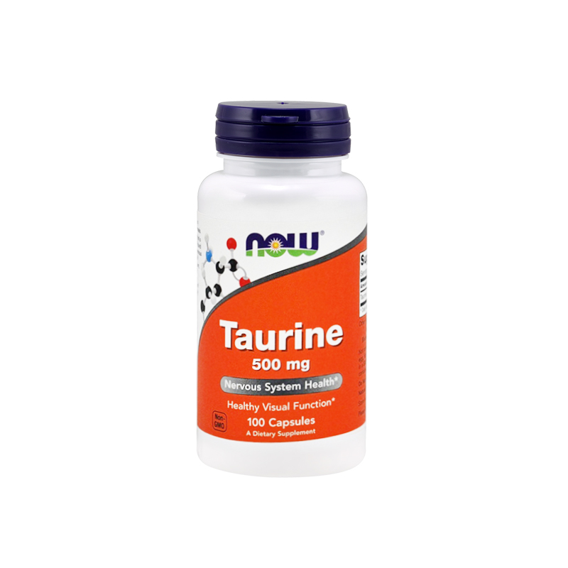 NOW Taurine Таурин 500 мг 100 капс.