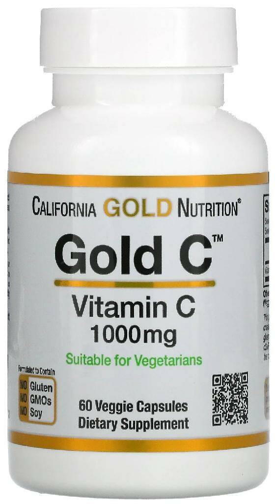 CGN Gold C Витамин С 1000 мг. 60 капс.