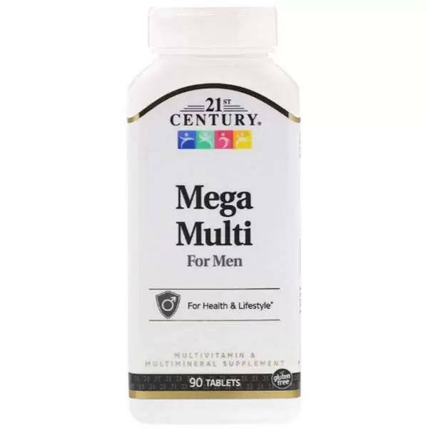 21st Century Mega Multi For Men Витамины 90 табл.