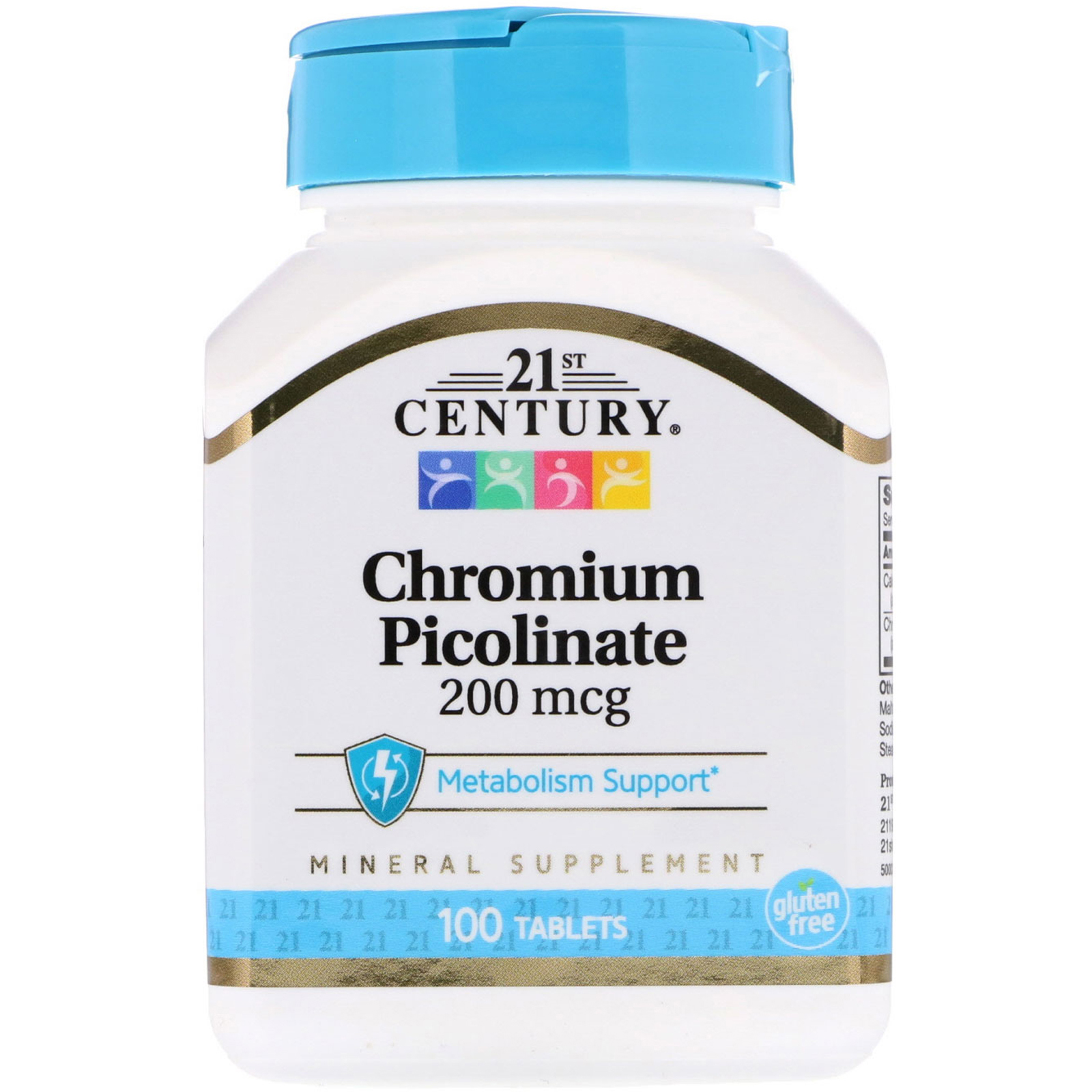21st Century Chromium Picolinate Хром 200 мкг. 100 табл.