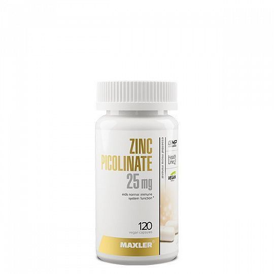 Maxler Zinc Picolinate Цинк 25 мг. 120 капс.
