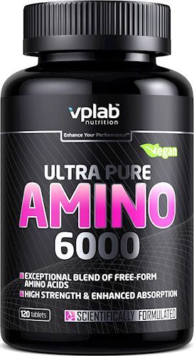 VPLab Ultra Pure Amino 6000 Аминокислоты 120 таб.