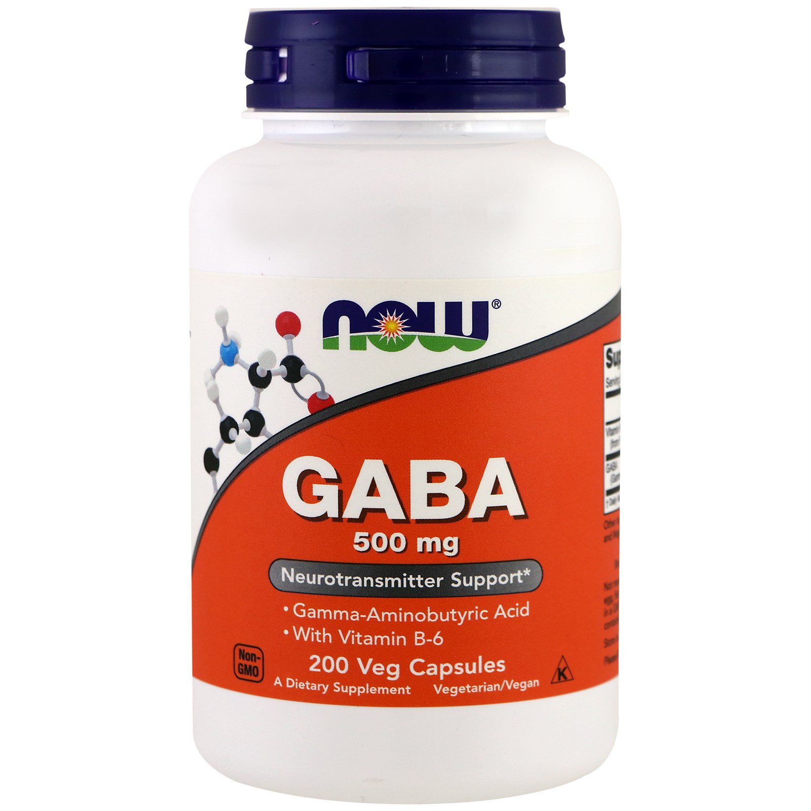 NOW GABA 500 mg ГАБА 200 капс.