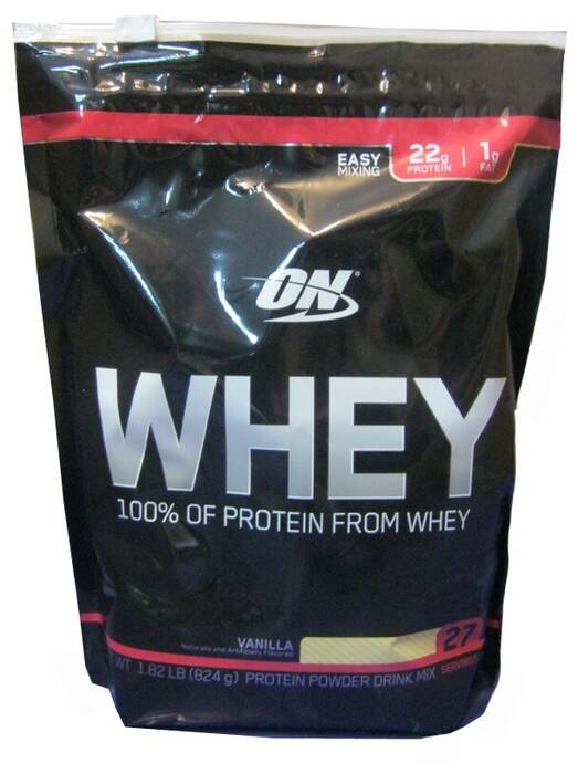 Optimum Nutrition 100% Whey Powder Протеин 824 гр
