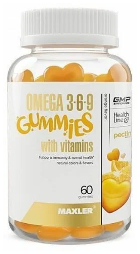 Maxler Omega 3-6-9 Gummies Омега 3-6-9 60 паст.