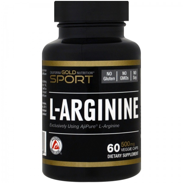 CGN L-Arginine Аргинин 500 мг. 60 капс.