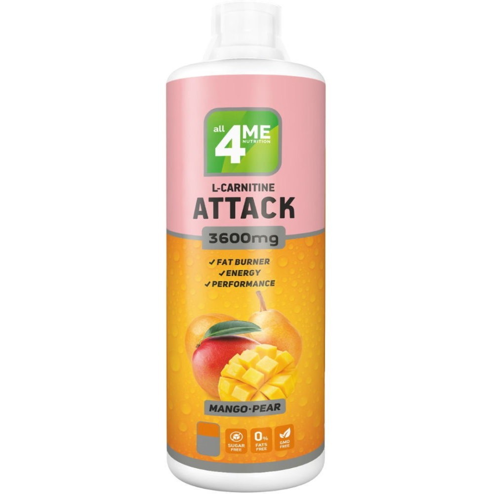 4ME Nutrition L-Carnitine ATTACK 3600 L-карнитин 1000 мл.