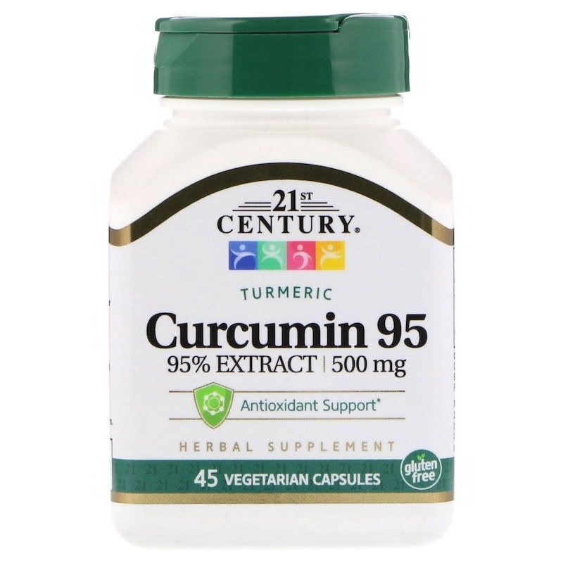 21st Century Curcumin 95 Куркумин 500 мг. 45 капс.