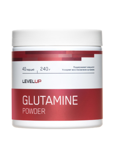 LevelUp Glutamine Powder Глютамин 240 гр.