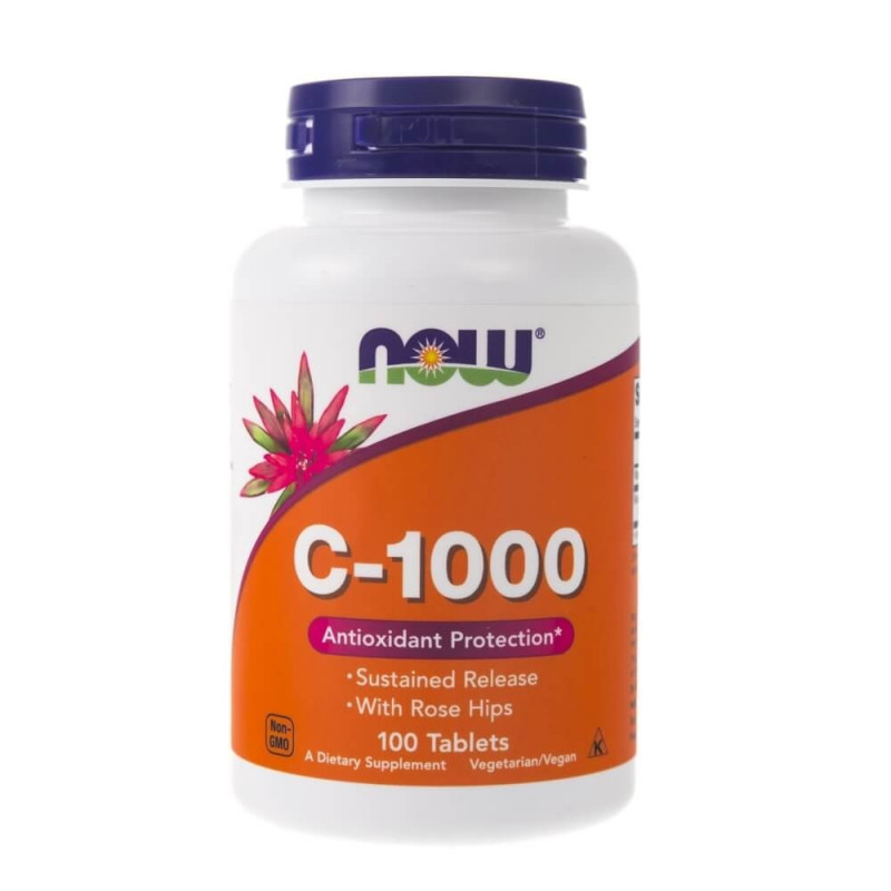 NOW C-1000 мг Витамин С 100 табл.