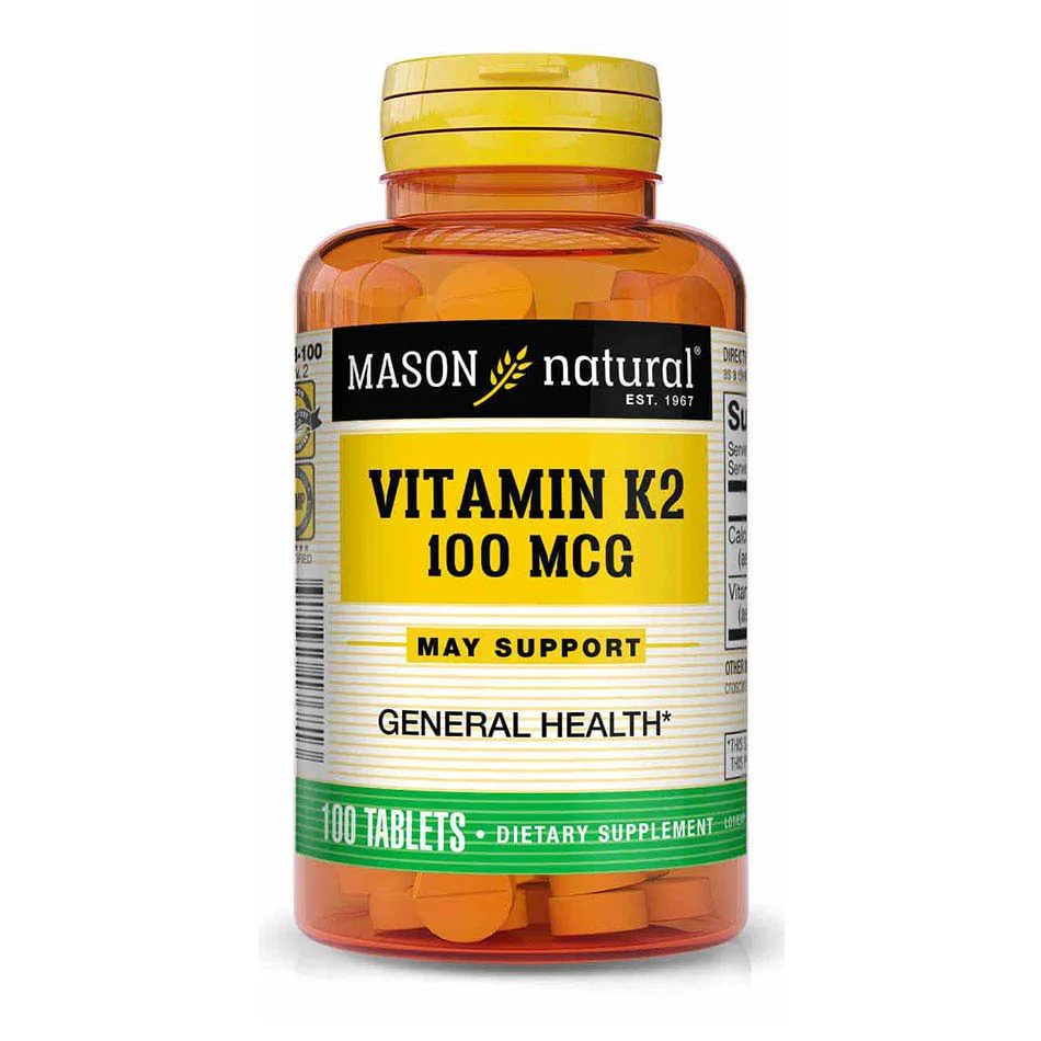 Mason Natural Vitamin K2 Витамин К2 100 таб. 100 мкг.