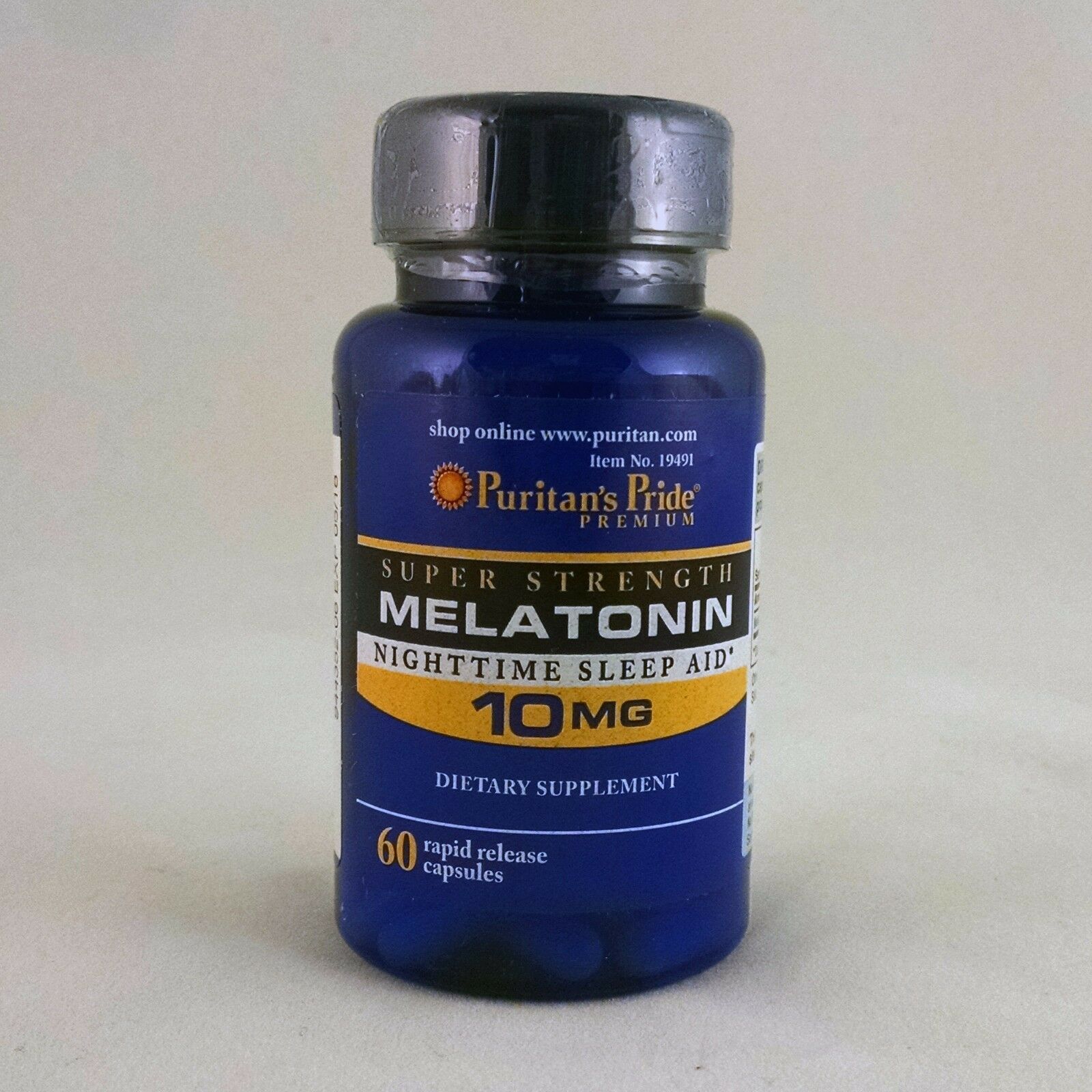 Puritan's Pride Melatonin Мелатонин 10 мг. 60 табл.