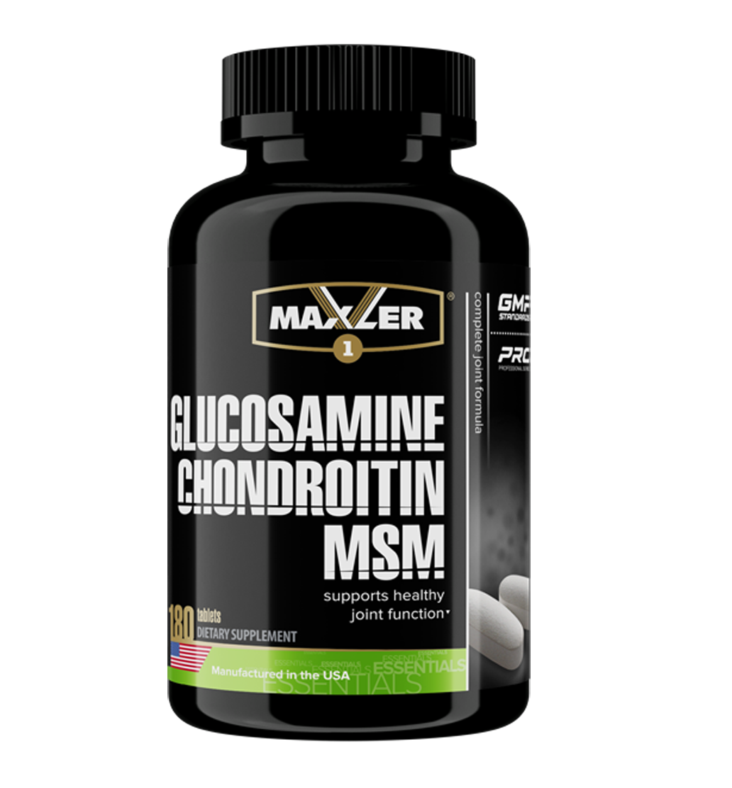Maxler Glucosamine Chondroitin MSM Глюкозамин 180 табл.